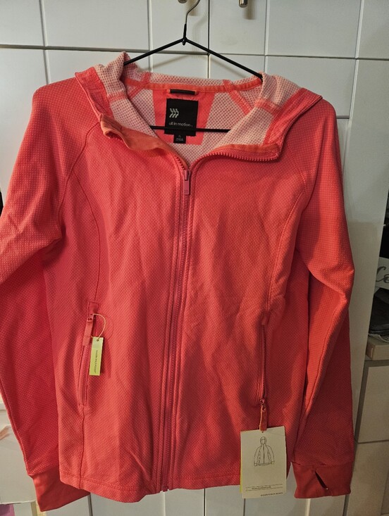 all in motion Jackets & Blazers - all in motion Coral Lightweight Hooded Zip Jacket